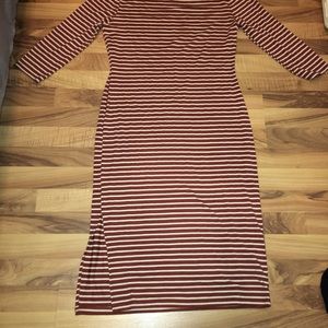 Midi stripe dress